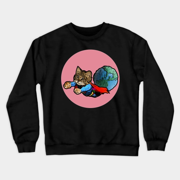 CATPOWER Crewneck Sweatshirt by WhatDesign